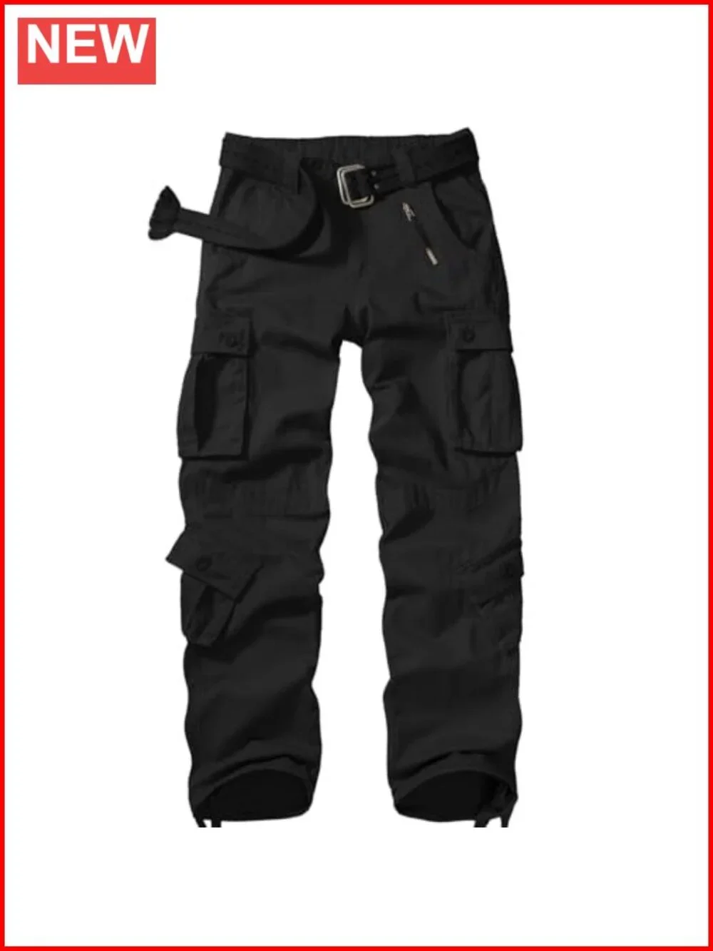 Men's BDU Tactical Cargo Pants Rip Stop Cotton 8 Pockets Military Work Trousers